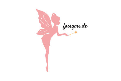 Fairyme Logo, Fee mit Sternenstab